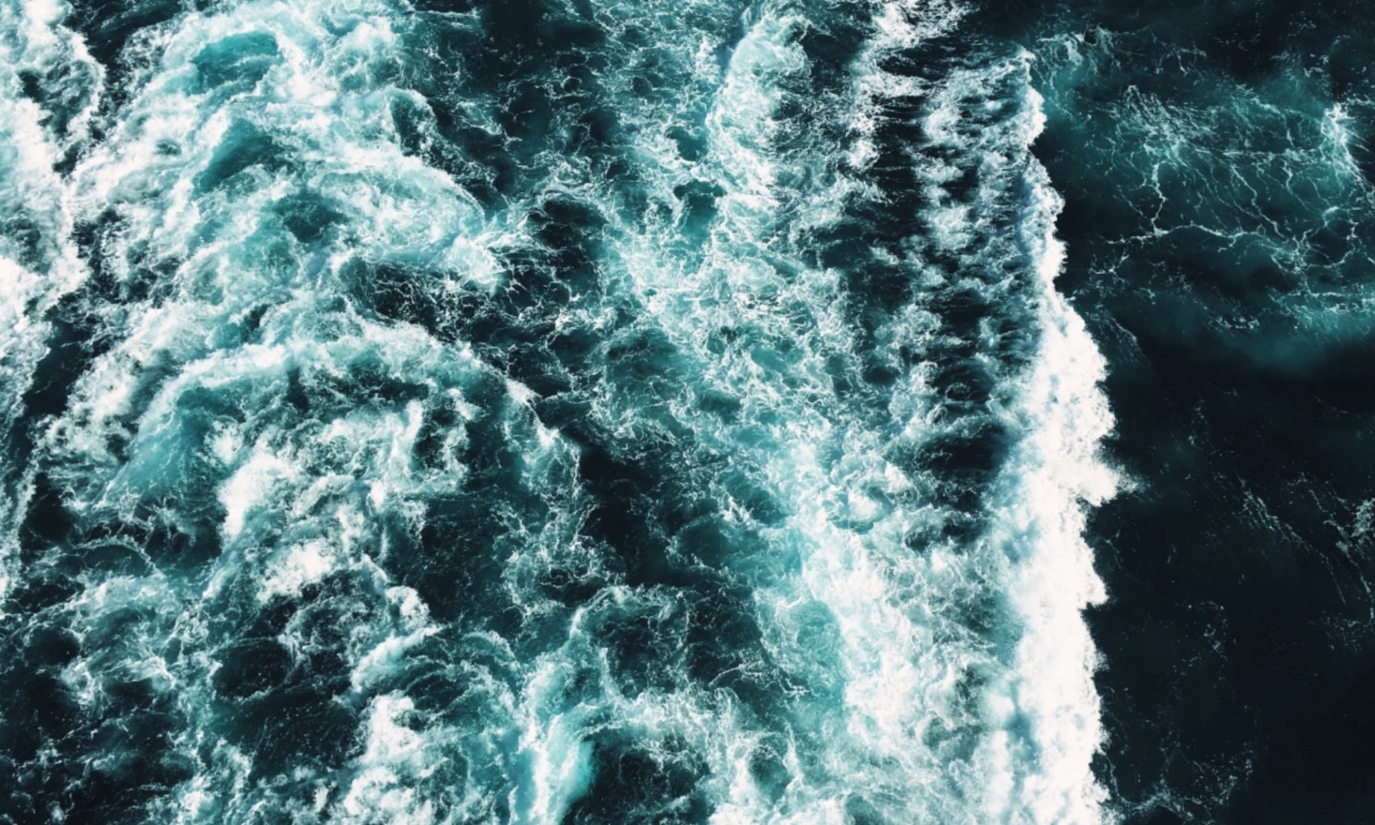 photo of dark blue waves