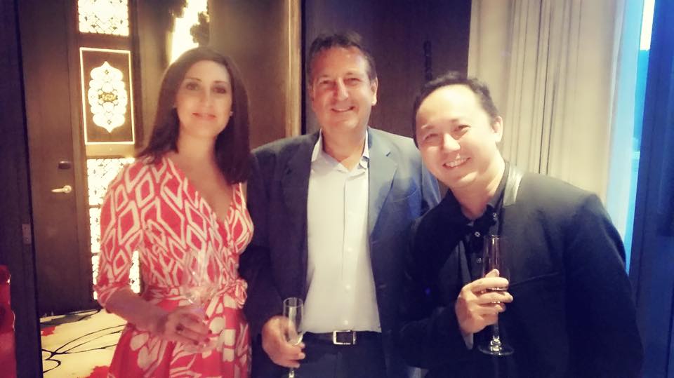 two men and a lady
