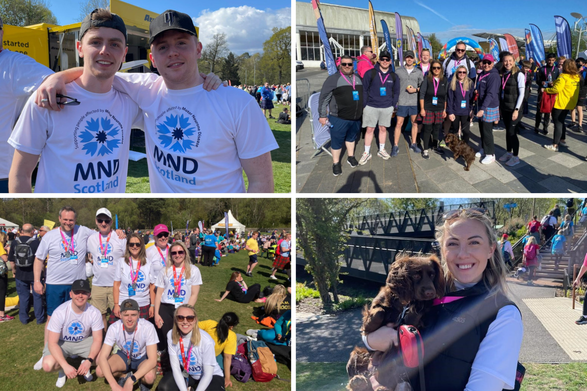 Stafffinders Kiltwalk team