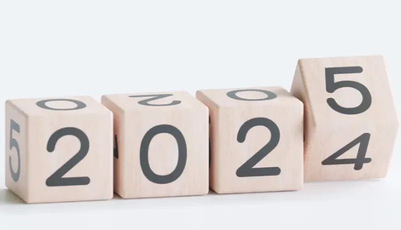 2024 to 2025 calendar blocks