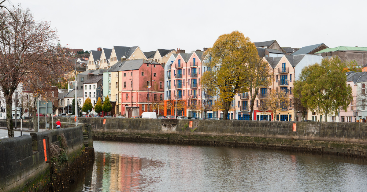 Cork city centre view