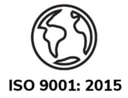 ISO 9001: 2015 logo
