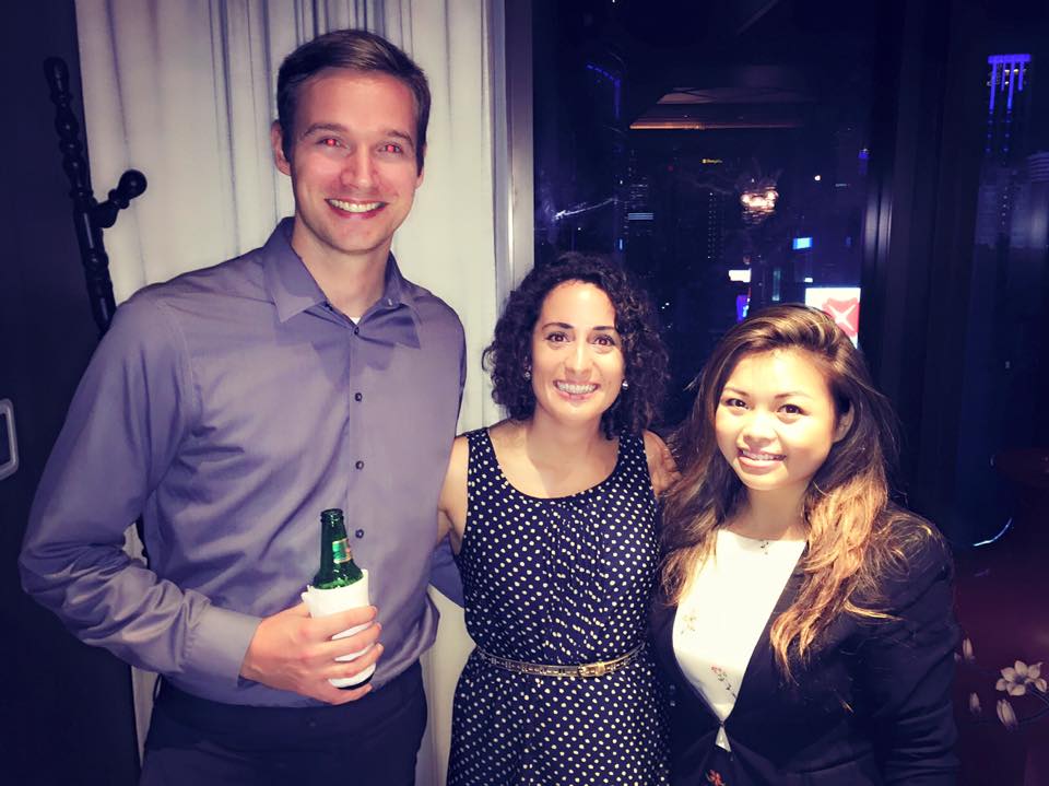 man and two ladies