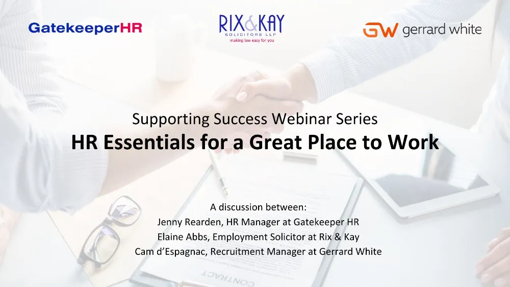 Supporting Success Webinar Thumbnail image