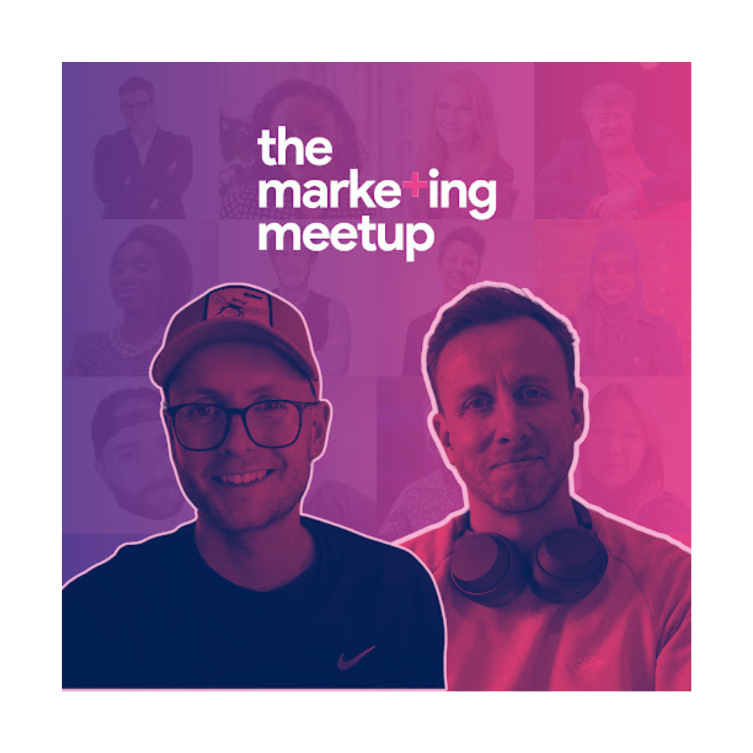 The Marketing Meetup Logo featuring founders Joe Glover and James Sandbrook