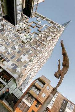 The Cube building in Birmingham city