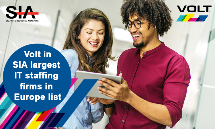 Volt is in SIA largest IT Staffing firms in Europe list · Volt