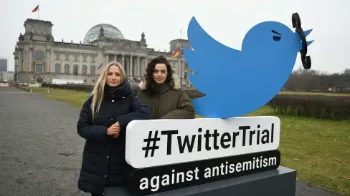 Twitter sued over antisemitic posts left online