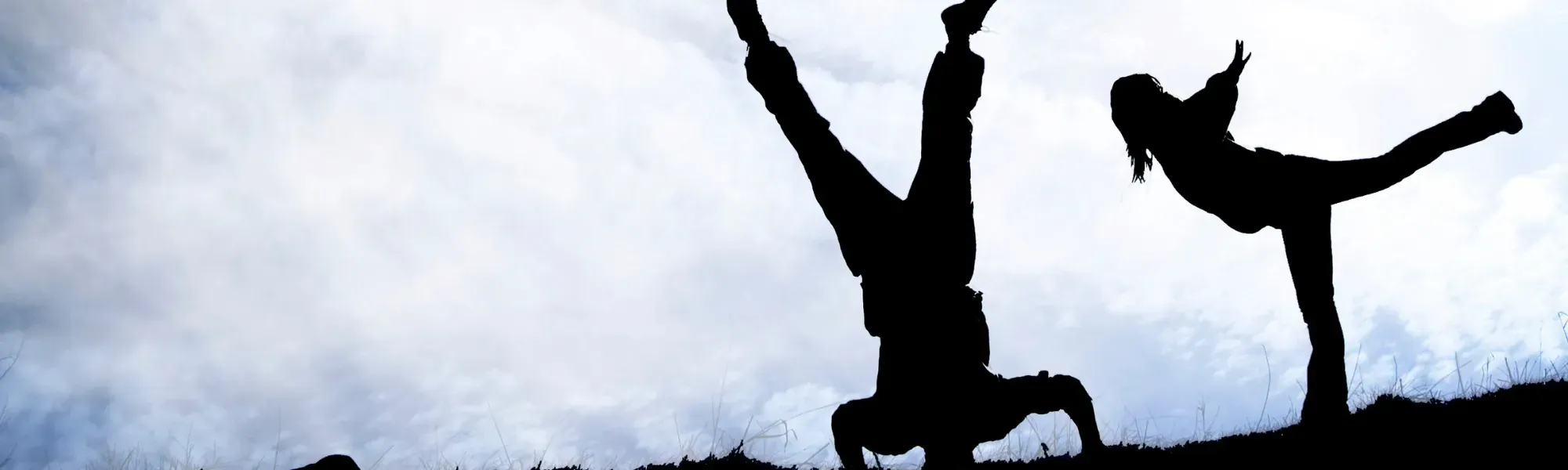 Playful handstand image