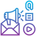 Marketing recruitment icon