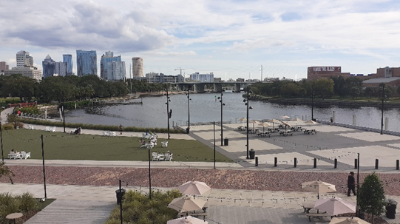 View of Tampa river where WRS office is situated