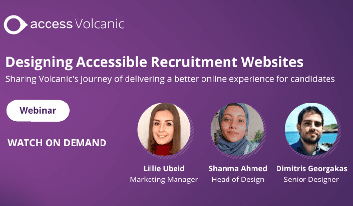 Watch Volcanic's Accessible Website Design Webinar On Demand