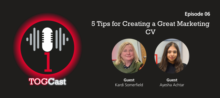 Image for blog post TOG Talks: 5 Tips for Creating a Great Marketing CV