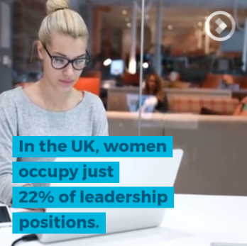 In the UK women occupy 22% of leadership roles
