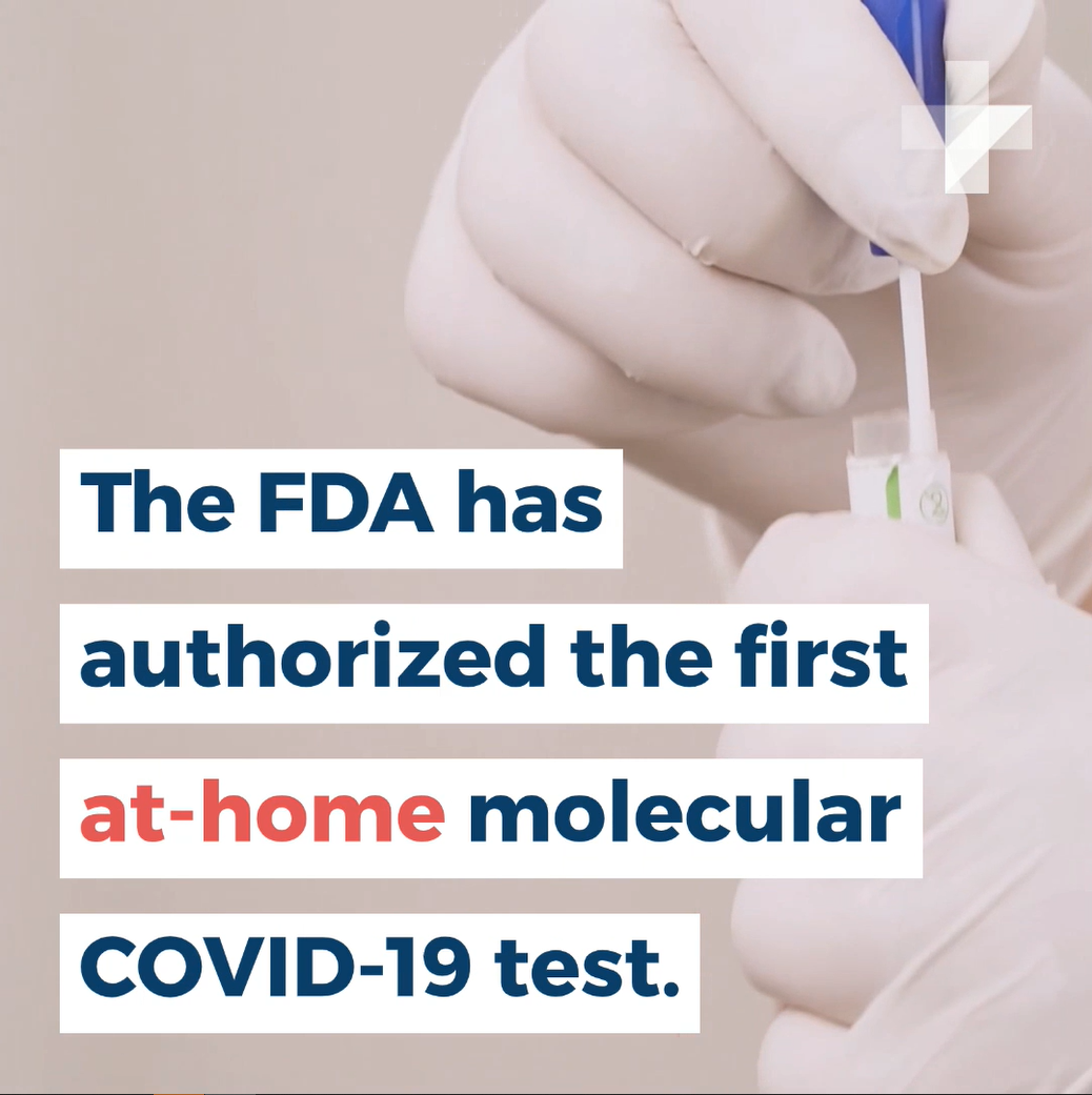 First At-Home Molecular COVID-19 Test Approved by FDA