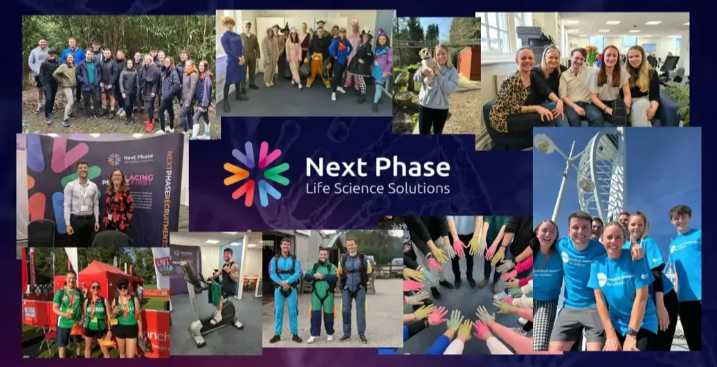 We have lots of fun at Next Phase Recruitment - from charity fundraising to local volunteering around Horsham and West Sussex, to recruiting within cell and gene therapy, biotech, informatics, ATMP and pharmaceuticals