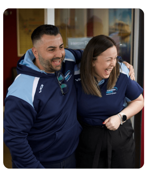 Candour Talent Recruitment Agency - Permanent Jobs Page. Featuring Senior Sales Recruitment Consultant Scott Smith on the phone, embodying our proactive approach to client engagement and personalized recruitment solutions, reflecting our dedication to excellence in service delivery