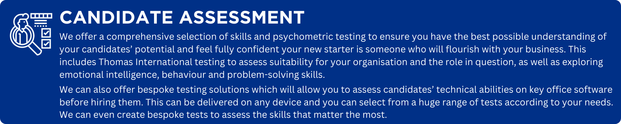 Candidate Assessment