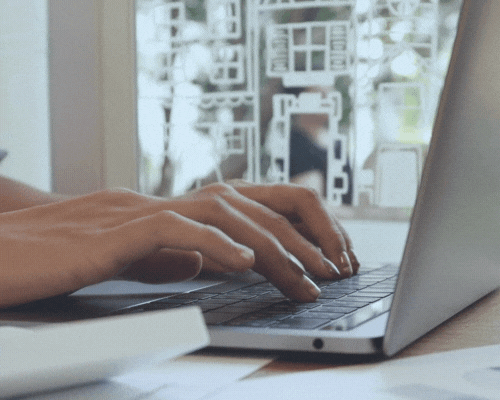 Provide Talent | Digital Attraction, laptop typing gif