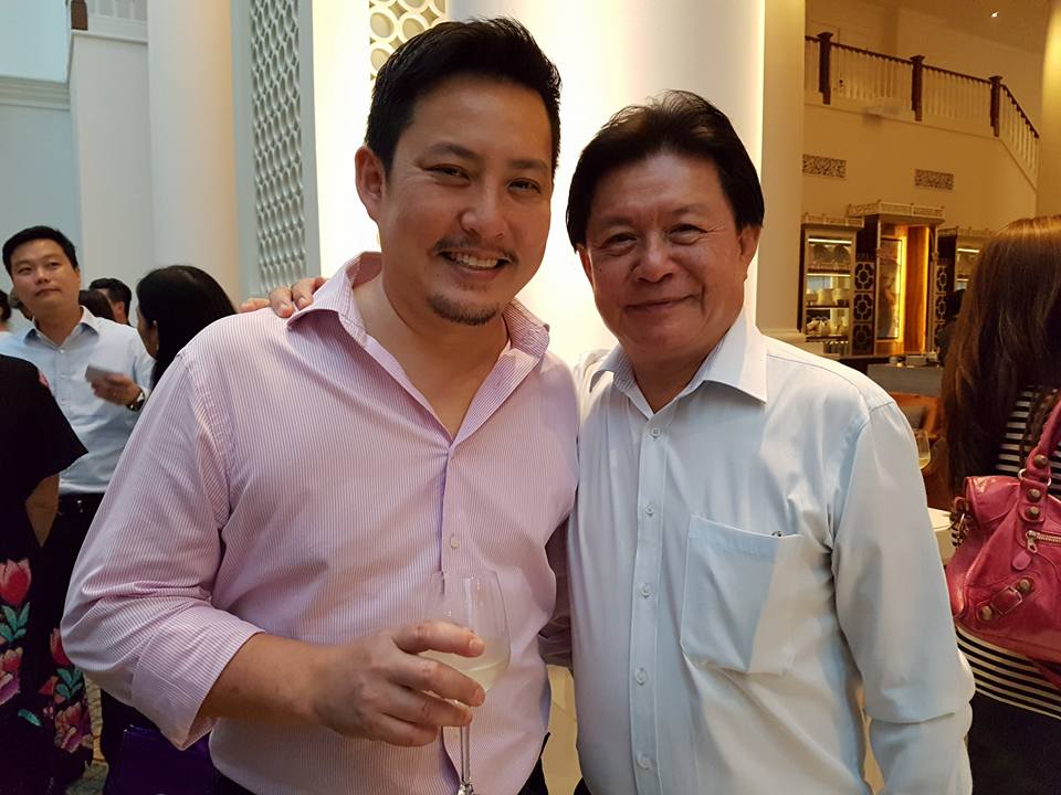 Networking photo of two men