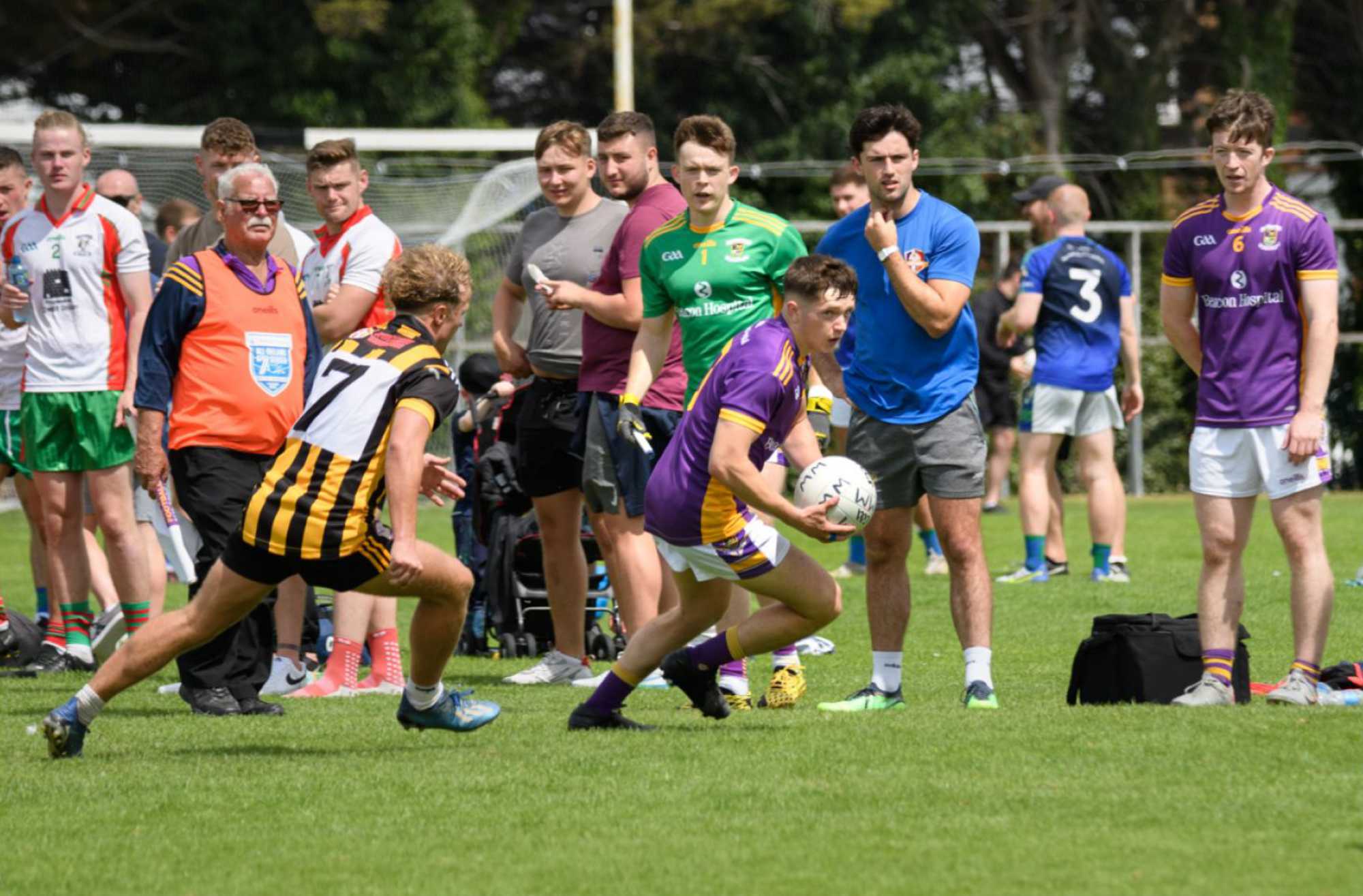 Action from the 2022 Kilmacud Crokes Football 7's