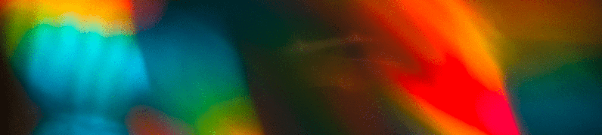 Light refractions, pattern of different colours