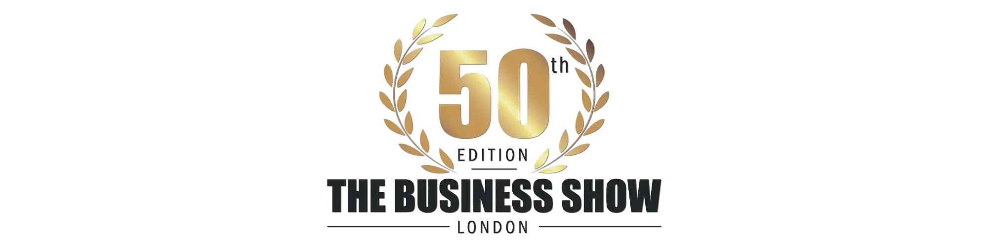 The Business Show 2024 50th Anniversary Logo