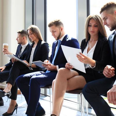 Business People Waiting Job Interview