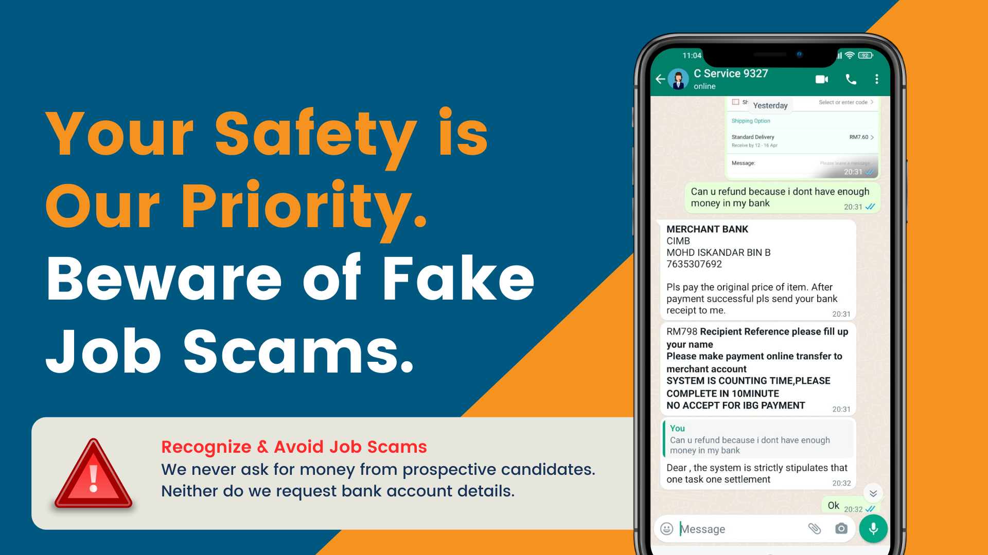 fake job scams Monroe Consulting Group