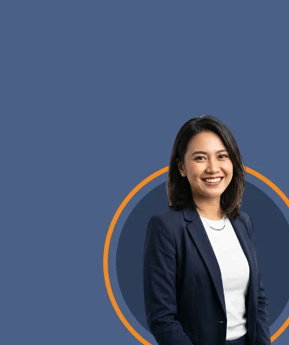 Candidate LiveList – smiling professional in a navy blazer, Select Headhunter Indonesia