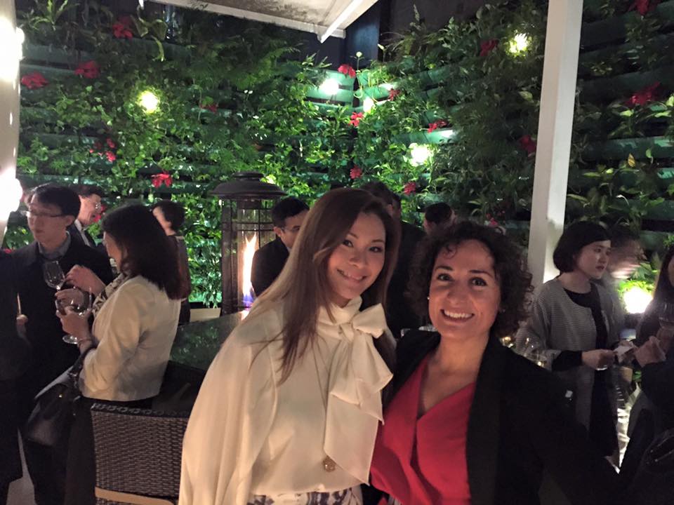 Networking photo of two women