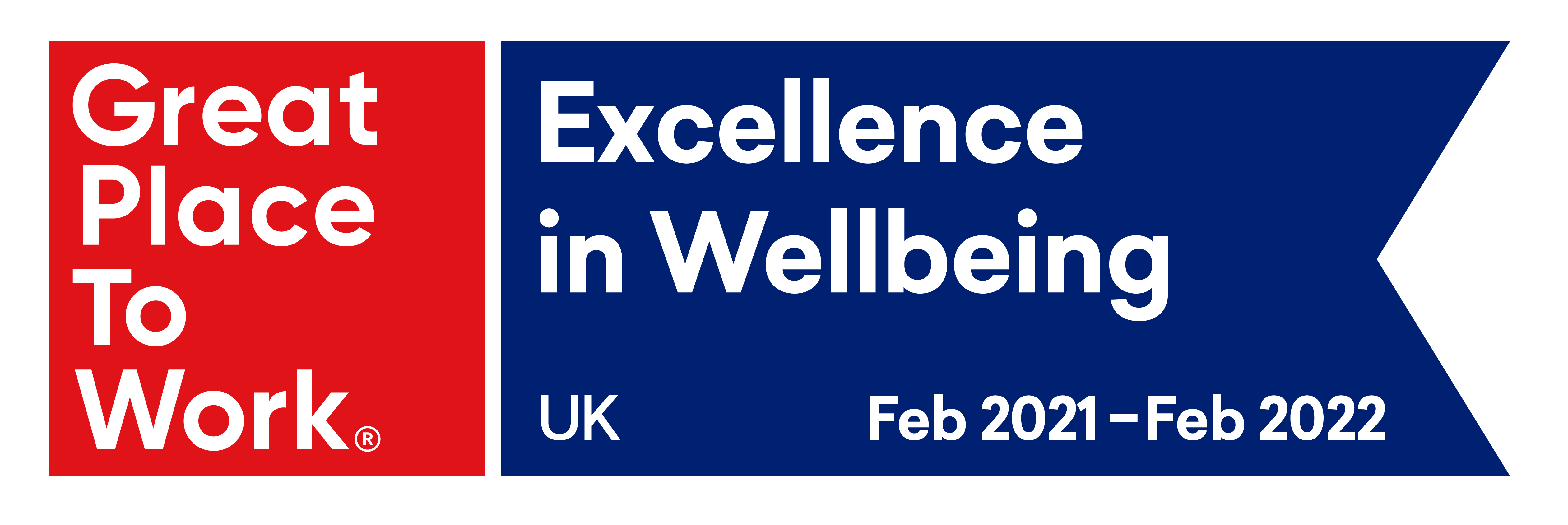 Recognised by Great Place to Work® UK as a centre for Excellence in Wellbeing