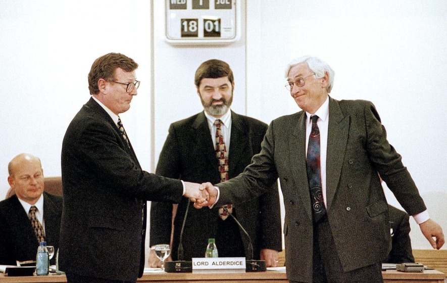 3D - David Trimble (First Minister) and Seamus Mallon (Deputy First Minister)