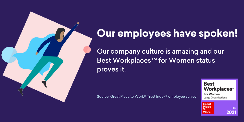 Great Place to Work® - Best Workplaces™ for Women 2021