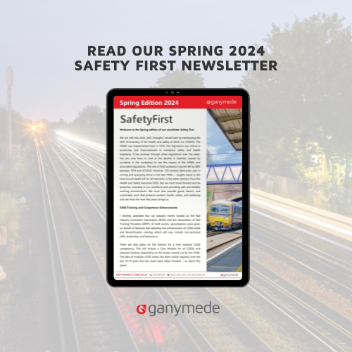 Image of front page of the Safety First Newsletter