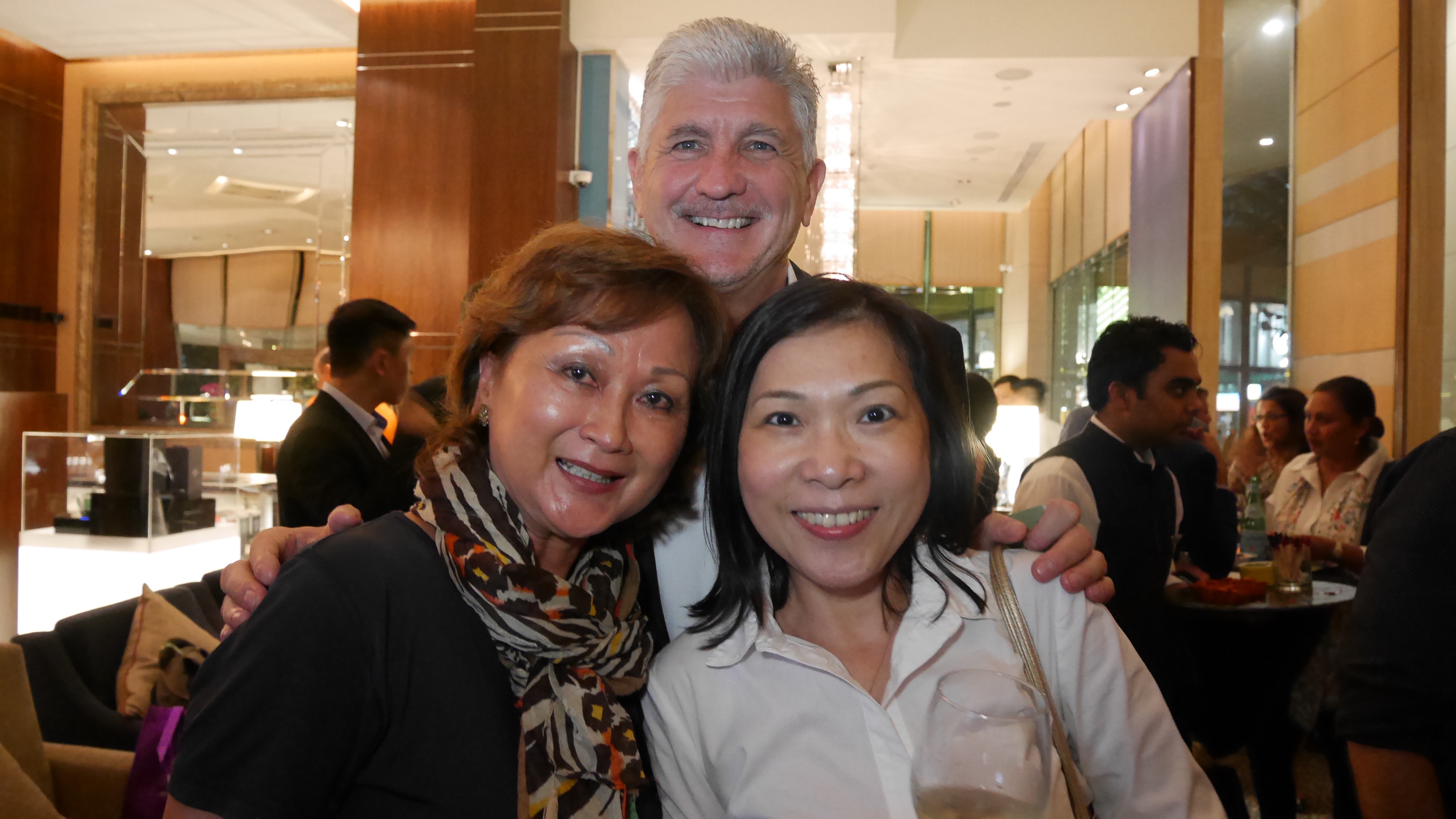 man and two ladies