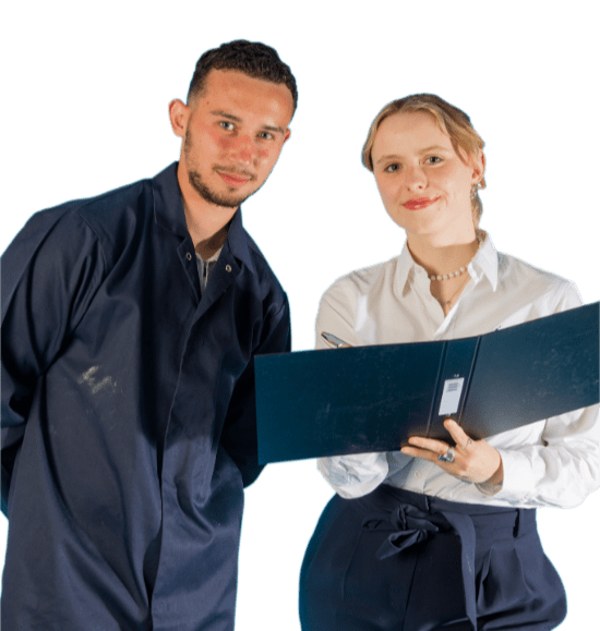 Pro-Force Employees With Clipboard