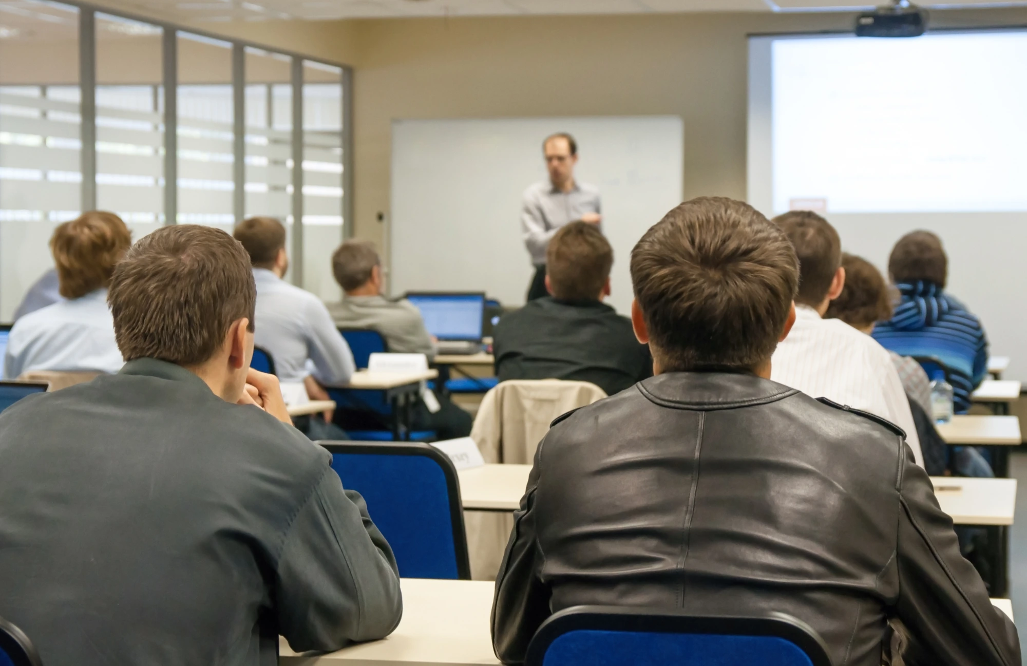 Participants at a classroom training session