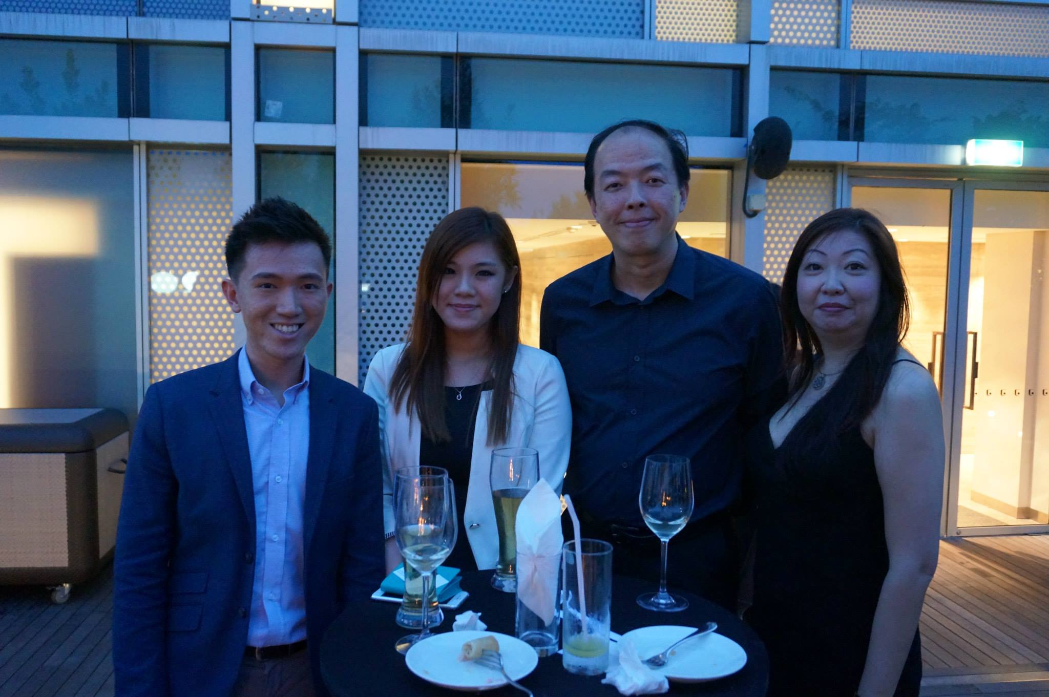 group of networking staff