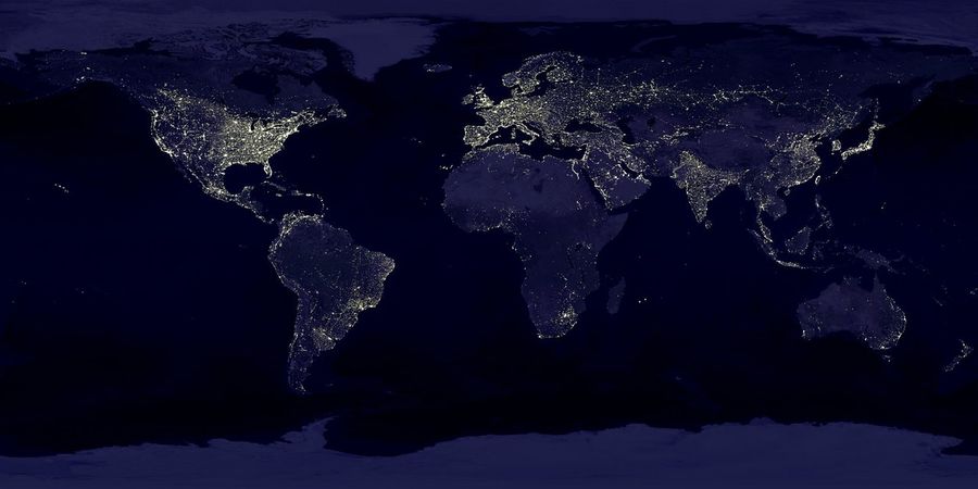 Earth Earth At Night Night Lights 41949
