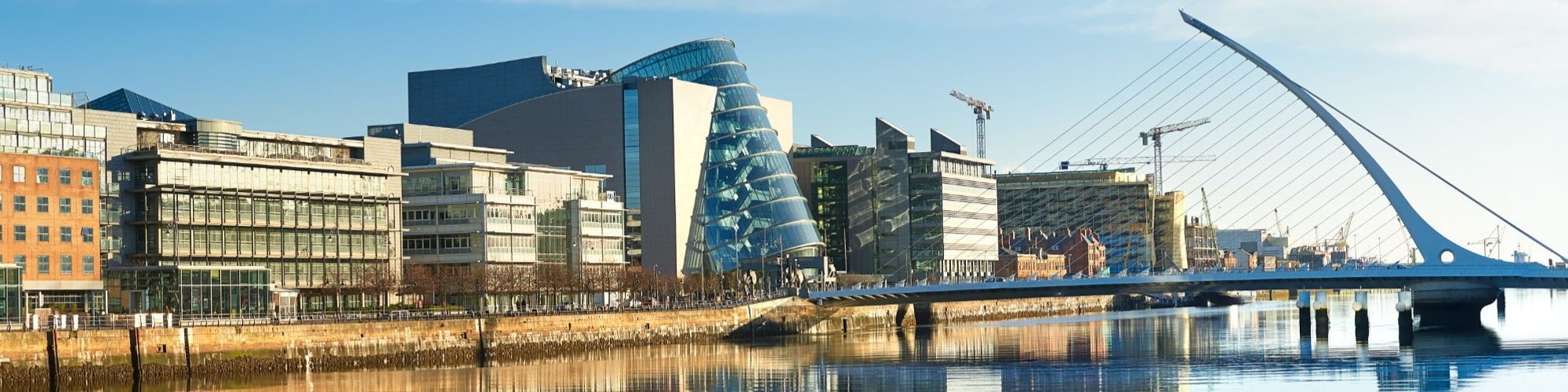 Dublin Irelands IFSC central business district, commercial hub, city centre