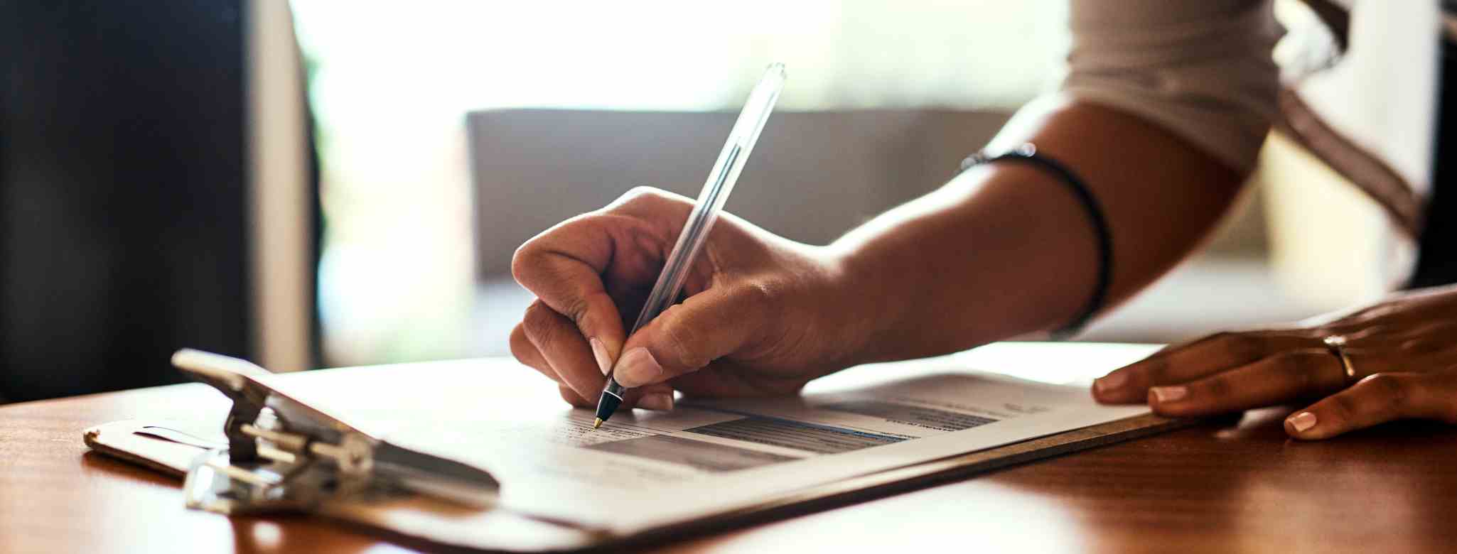 filling Nie document