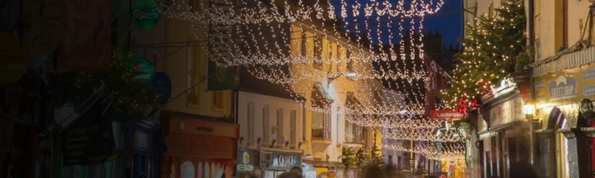 Galway town at night - Choose Galway