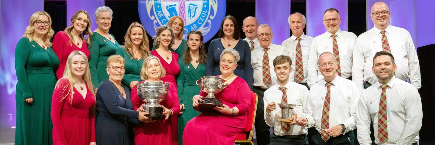 Black Isle Gaelic Choir winners of the Stafffinders Quaich