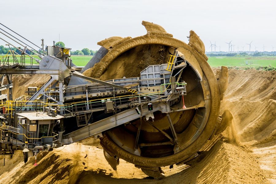 Paddle Wheel Bucket Wheel Excavators Brown Coal Open Pit Mining