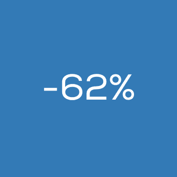 Blaues Bild mit -62 %