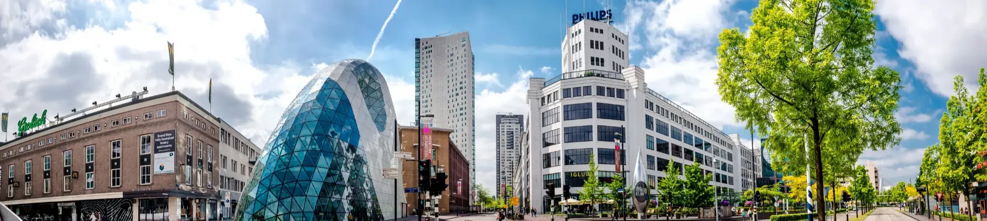 Eindhoven City and Philips building
