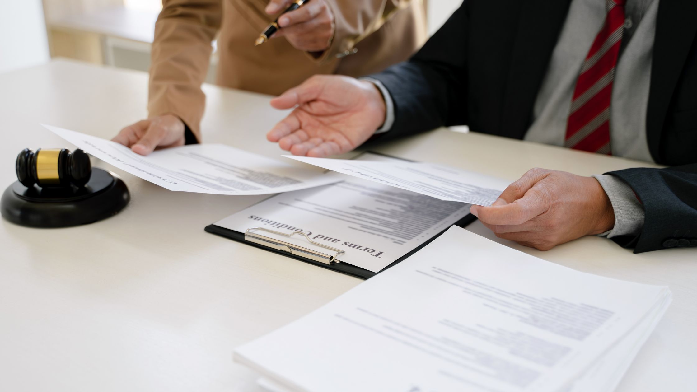 Reviewing employment law documents