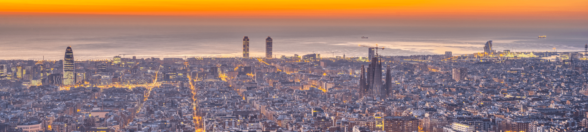 Barcelona sunset