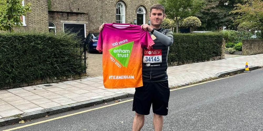 Nick Boyle Took On The London Marathon In Aid Of Enham Trust